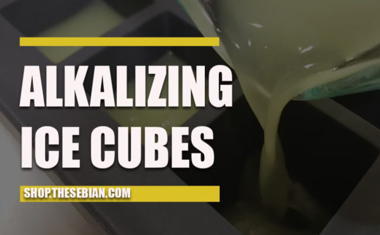Alkalizing Ice Cubes